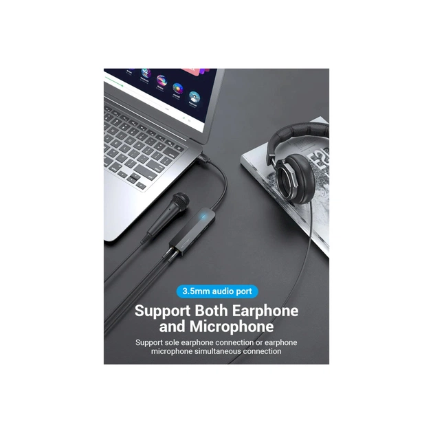 Концентратор Vention USB 3.0 to 3хUSB 3.0/2хTRS Audio/USB Micro 1.0m (CHIBF) - picture 10