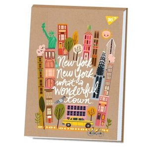 Альбом для малювання Yes А4 30 аркушів клеєний білила "Hummingbird" крафт (130581) зображення 1