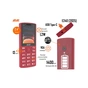 Мобільний телефон 2E E240 2025 Red (794300867219) - зменшене зображення 1
