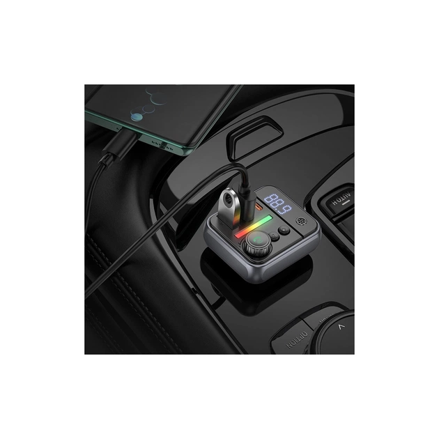 FM модулятор BOROFONE BC50, Black, Box - picture 9