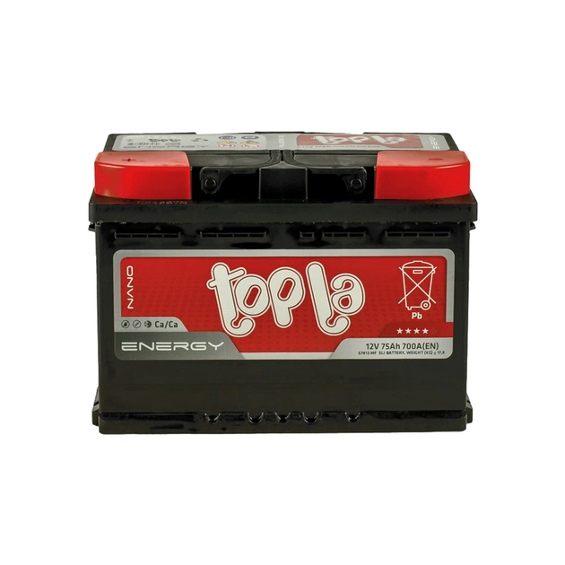 Акумулятор автомобільний Topla 75 Ah/12V Energy (108 375) - зображення 1