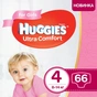 Підгузки Huggies Ultra Comfort 4 Mega для девочек (8-14 кг) 66 шт (5029053543628) - зменшене зображення 1