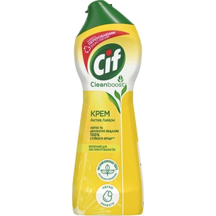 Крем для чищення кухні Cif Актив Лимон 250 мл (8717163044735) зображення 1