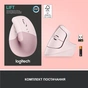 Мишка Logitech Lift Vertical Ergonomic Wireless/Bluetooth Rose (910-006478) - зменшене зображення 7