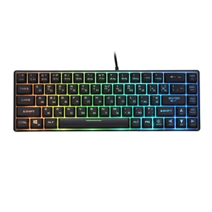 Клавіатура 2E Gaming KG345 RGB 68key USB UA Transparent (2E-KG345TR) зображення 1