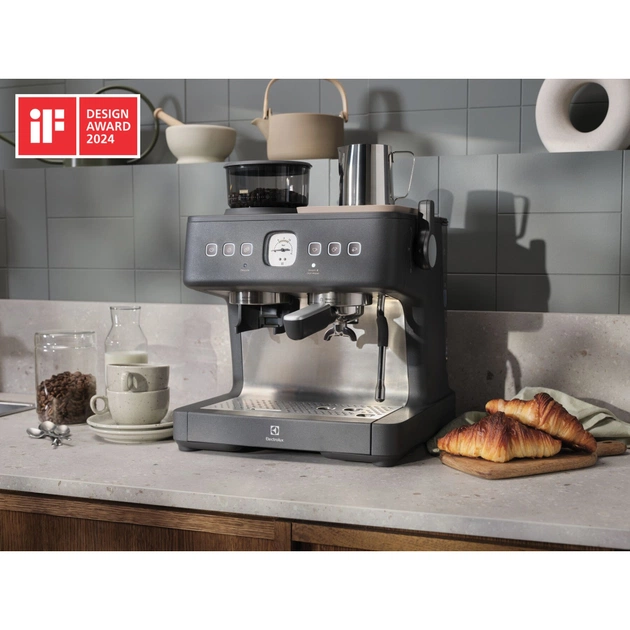 Ріжкова кавоварка еспресо Electrolux E8EC1-8BP - зображення 12