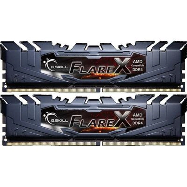 Модуль пам'яті для комп'ютера DDR4 16GB (2x8GB) 3200 MHz Flare X G.Skill (F4-3200C14D-16GFX) - зображення 1