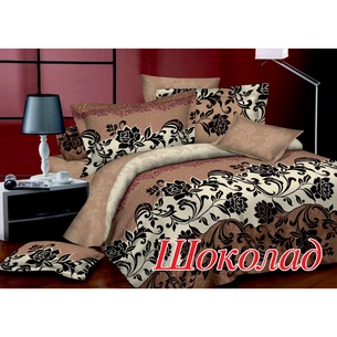 Постільна білизна Home Line Шоколад сатин полуторний (123442) зображення 1