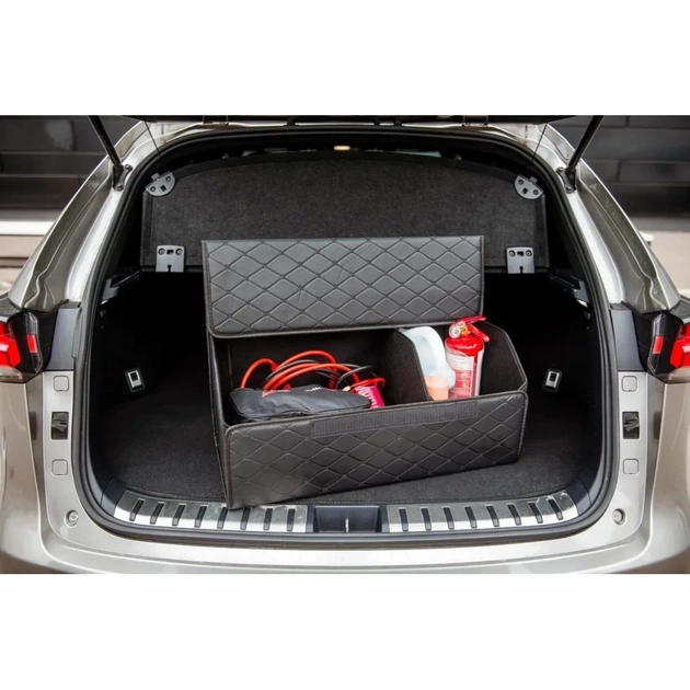 Сумка-органайзер Poputchik в авто, розмір 65*30*30 см (L), (03-144-2Д) - зображення 5