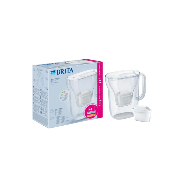 Фільтр-глечик Brita Style Essential MXPro 2.4л + 2 картриджа білий (1057795) - зображення 13