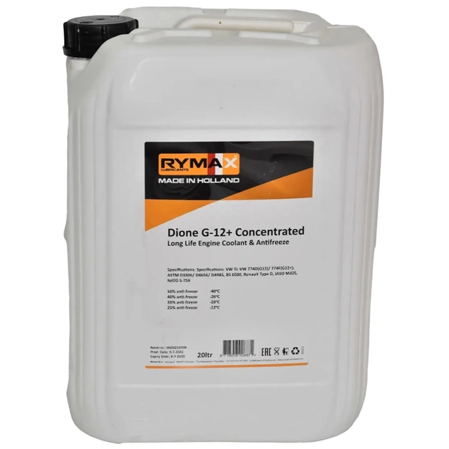 Антифриз RYMAX Dione G12+, 20л. червоний - изображение 1