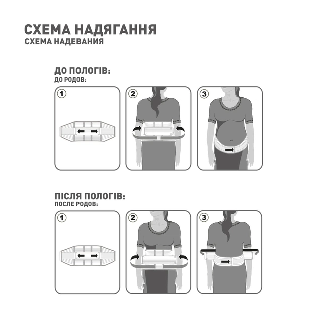 Бандаж MedTextile Бандаж до- та післяпологовий, розмір M, люксшт (4820137293467) - picture 5