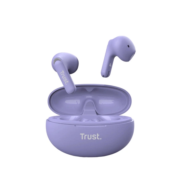 Наушники Trust Yavi Earphones Wireless Purple (25299) - изображение 1