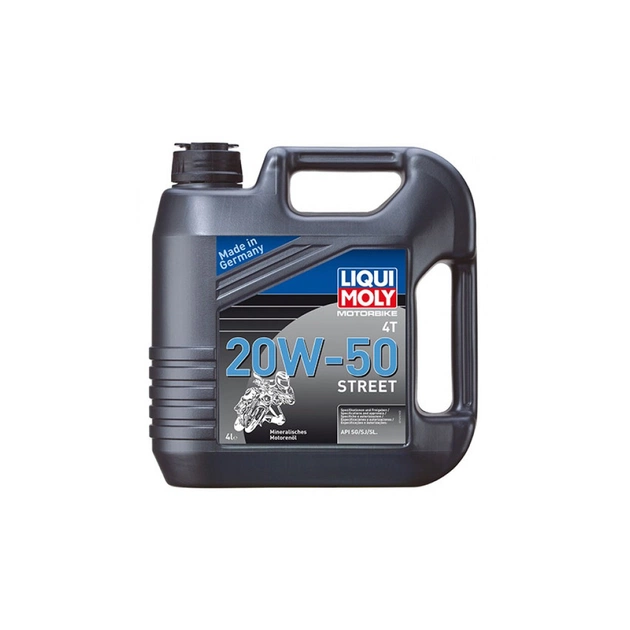 Моторное масло Liqui Moly Motorbike 4T 20W-50 Street 4л. (1696) - изображение 1