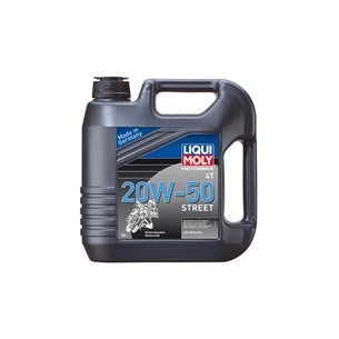Моторна олива Liqui Moly Motorbike 4T 20W-50 Street 4л. (1696) зображення 1
