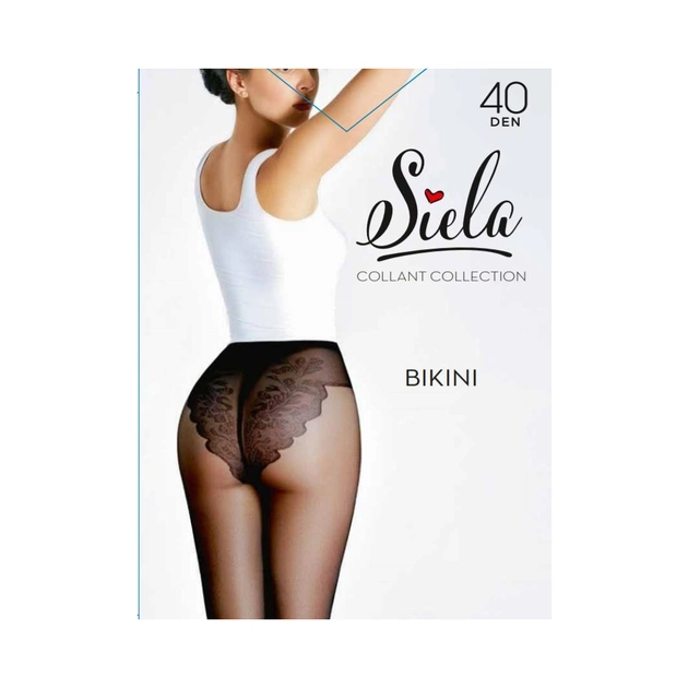 Колготи Siela Bikini 40 Den Nero - 4 (4820159845286) - зображення 1