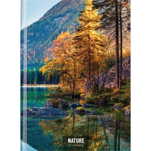 Блокнот Optima Nature of Ukraine: озеро А4, тверда обкл. 96 аркушів, клітинка (O20378-11) зображення 1