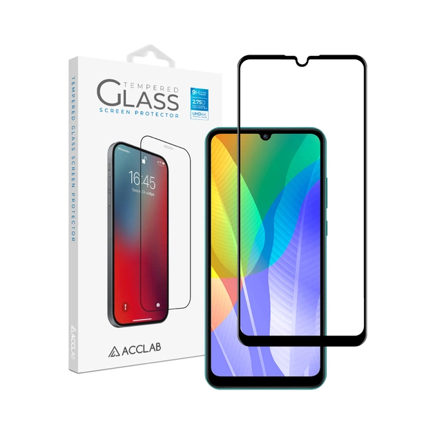 Стекло защитное ACCLAB Full Glue Huawei Y6p (1283126508301) - изображение 1