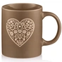 Чашка ARDESTO Heart, 320мл, кераміка, сірий (AR3074G) - уменьшенное изображение 1