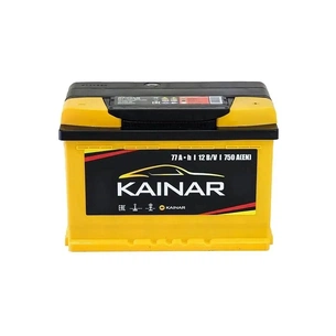 Акумулятор автомобільний KAINAR STANDART 77Ah Ев (-/+) (750EN) (077 260) зображення 1