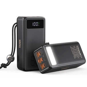 Батарея універсальна VEGER 56000mAh W5001C Tank 100W, PD, QC, Black (6970453555454) зображення 1