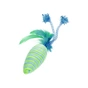 Іграшка для котів Hippie Pet Мишка з пір'ям зелена 16.5 см (HIPCT22027Z) - зменшене зображення 1