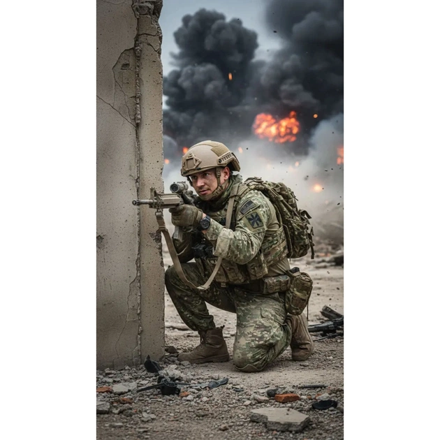 Шолом військовий Alpine Crown Bulletproof Helmet Fast Tweron Kevlar XL Койот (25110-021-XL) - picture 9