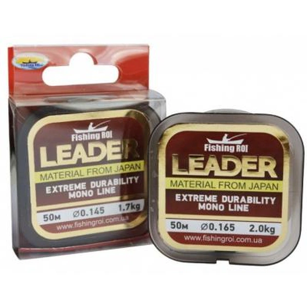 Волосінь Fishing ROI Leader 50м 0,075мм 0.7кг (152-3-075) - зображення 1