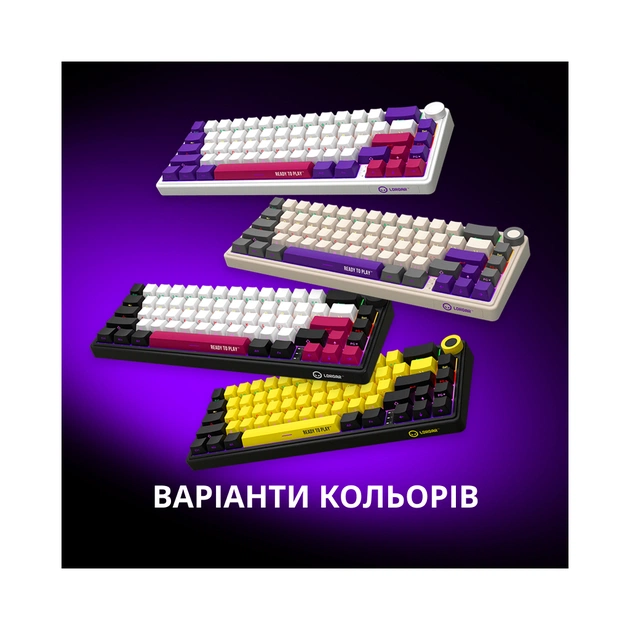 Клавіатура Lorgar KBP70MW Pro RGB Wireless/Bluetooth/USB UA Black/red (LRG-KBP70MW-BK-US) - picture 12