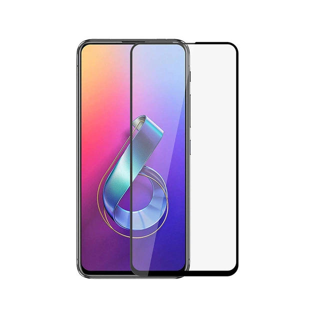Скло захисне PowerPlant Full screen Asus Zenfone 6 (2019), Black (GL606955) - зображення 1