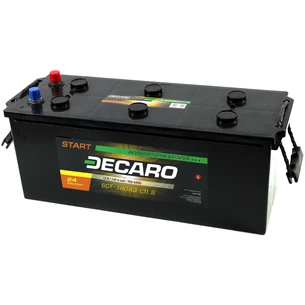 Акумулятор автомобільний DECARO 140Ah-12v DECARO START (513х189х217), L, EN900 (6СТ-140 АЗ (3) S) picture 1