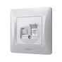 Телефонна розетка Videx BINERA CAT3  сереб (VF-BNSK1TF3-SS) - зменшене зображення 2