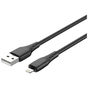 Дата кабель USB 2.0 AM to Lightning 2.0m 3A textured PVC black ColorWay (CW-CBUL095-BK) - зменшене зображення 3