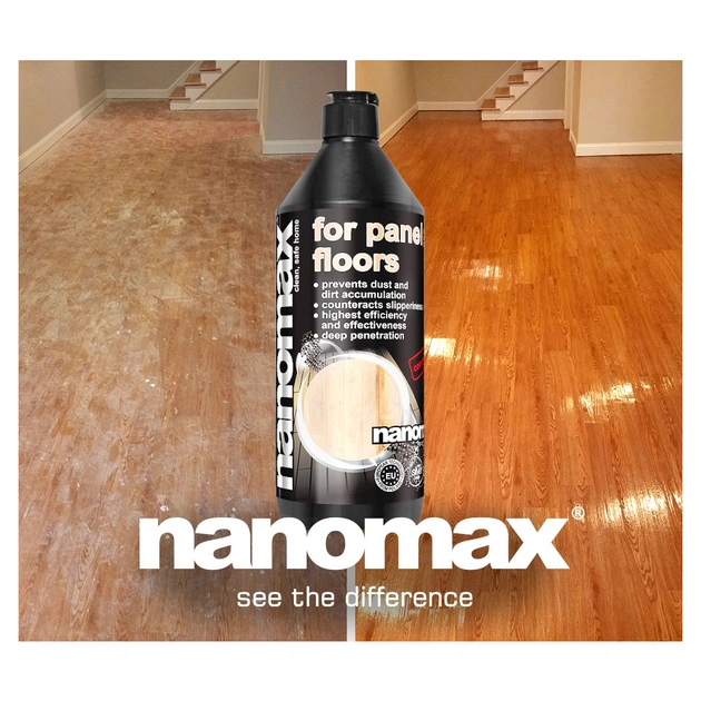 Засіб для миття підлоги Nanomax Pro Для дерев'яної підлоги 500 мл (5903240901869) - изображение 2
