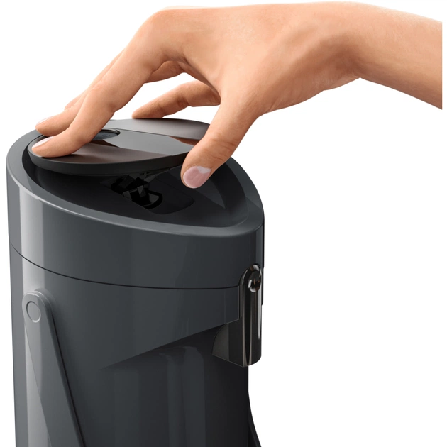 Термос Tefal Ponza Pump, 1.9л, пластик, скло, чорний (K3140114) - изображение 3