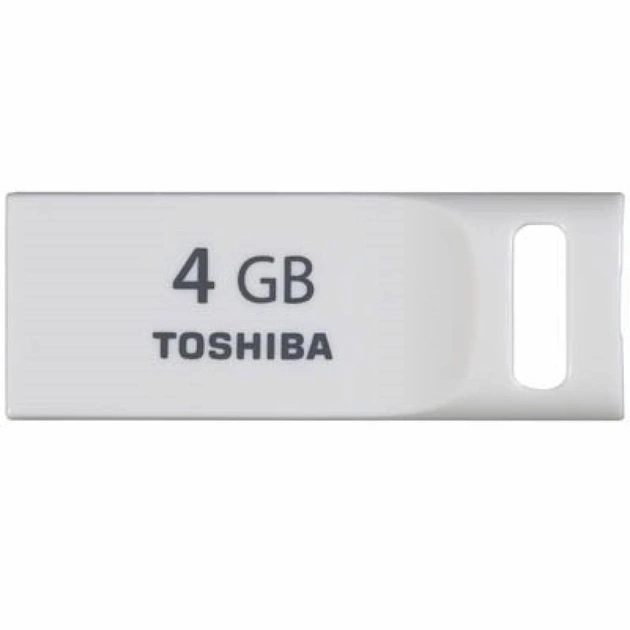 USB флеш накопичувач Toshiba 4Gb SURUGA White (THNU04SIPWHITE(BL5) - изображение 1