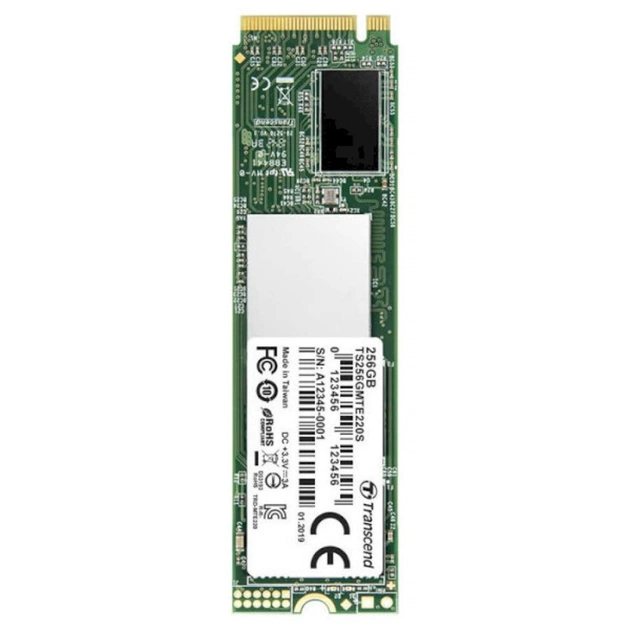 Накопитель SSD M.2 2280 256GB Transcend (TS256GMTE220S) - изображение 1