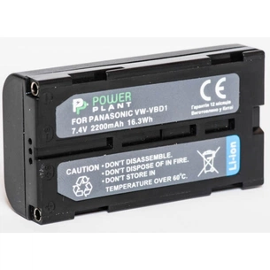 Акумулятор до фото/відео PowerPlant Panasonic VW-VBD1, BN-V812 (DV00DV1340) зображення 1