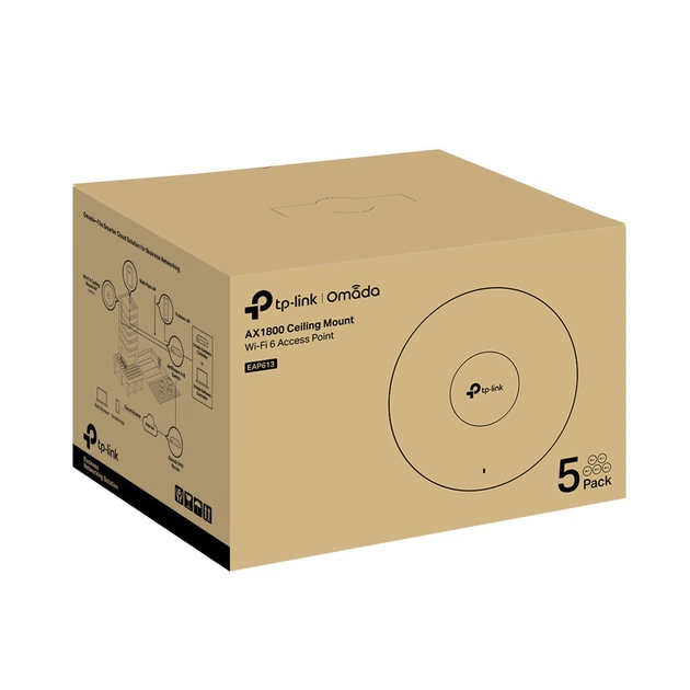 Точка доступа Wi-Fi TP-Link EAP613-5-PACK - изображение 6