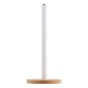 Тримач паперових рушників Ardesto Midori 15х34см, метал, бамбук, білий (AR0913WB) - preview 4