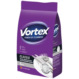Сіль для посудомийних машин Vortex Classic 1 кг (4823071630947) зображення 1
