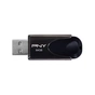 USB флеш накопичувач PNY flash 64GB Attache4 Black USB 2.0 (FD64GATT4-EF) - зменшене зображення 2
