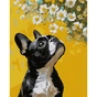 Картина по номерам Santi Бульдог і квіти 40х50 см (955746) - уменьшенное изображение 1