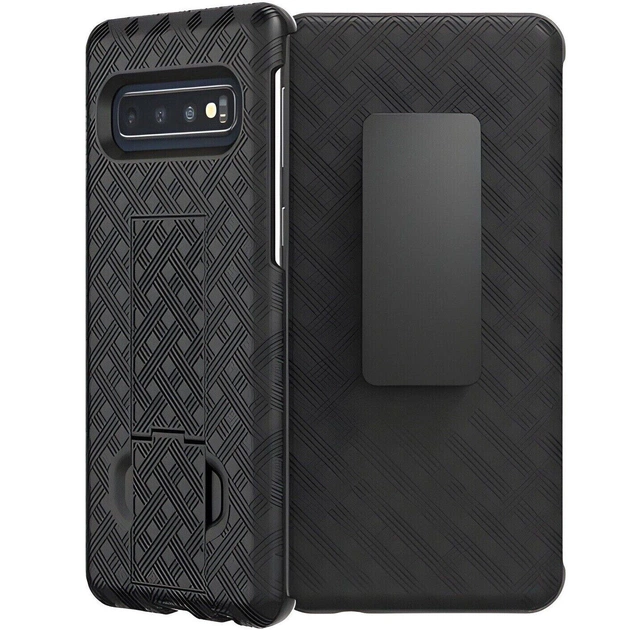 Чохол-накладка Verizon Shell and Holster для Samsung Galaxy S10 SM-G973 Black (51829VZRHOC) - зображення 1