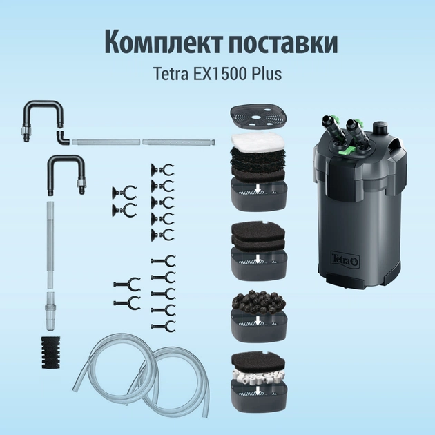 Фільтр для акваріума Tetra External EX 1500 Plus (4004218302785) - picture 5
