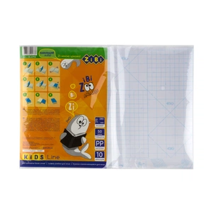 Обкладинки для книг ZiBi Клейка плівка 10 аркушів 380x270 мм Прозора (ZB.4793) зображення 1