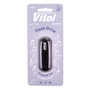 Ароматизатор для автомобіля VITOL Flash Drive Crystal Ice (VFD02) picture 1