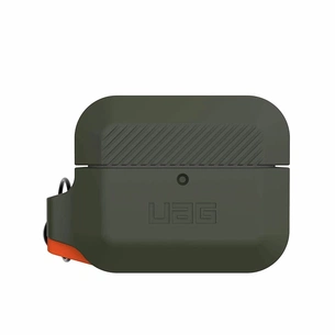 Чохол для навушників UAG для Airpods Pro Silicone Olive Drab/Orange (10225K117297) зображення 1