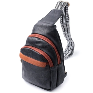 Сумка Vintage З отвором для навушників з екошкіри Чорна (22787) зображення 1