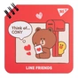 Блокнот Yes Line Friends Think of Cony 110 х 110 80 листов (151751) - уменьшенное изображение 1